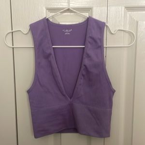 Urban Outfitters Out From Under Hailey Seamless Plunge Bra Top